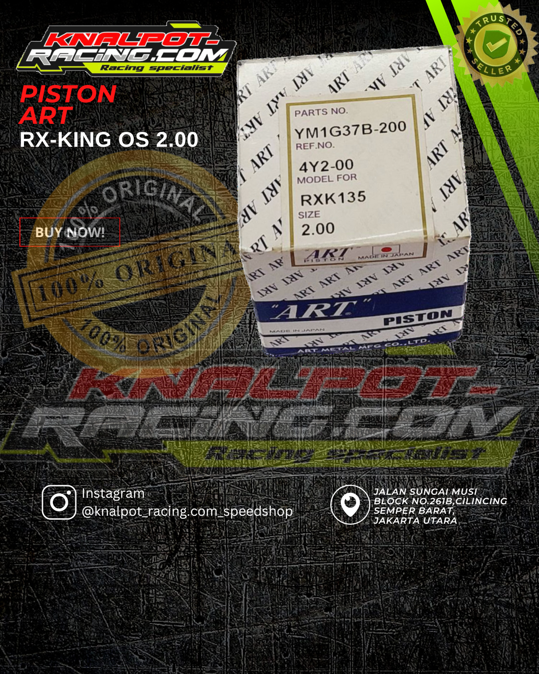 PISTON ART RX-KING OS - 2.00 